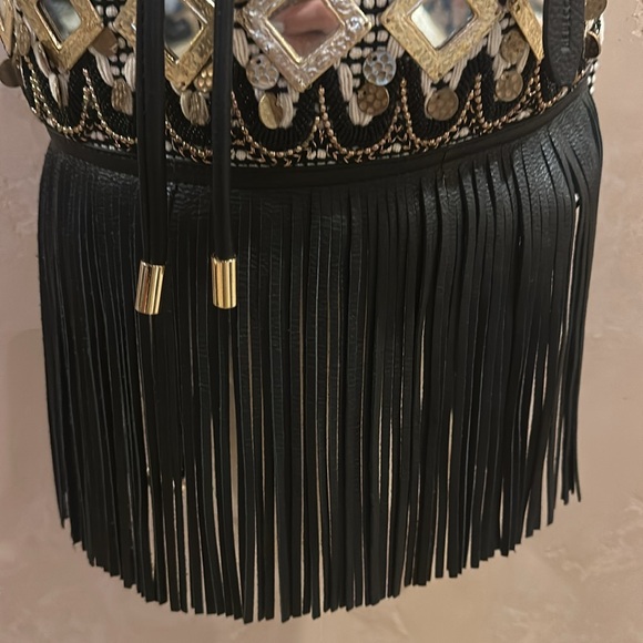 NWT Rebecca Minkoff TAJ backpack with fringe - NWT - Picture 6 of 7